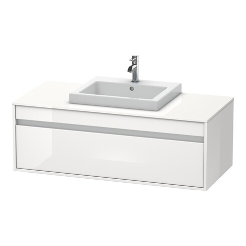 Duravit Meuble sous-lavabo Ketho 120x55 cm, H, pour EWT central, 1 tiroir, suspendu
