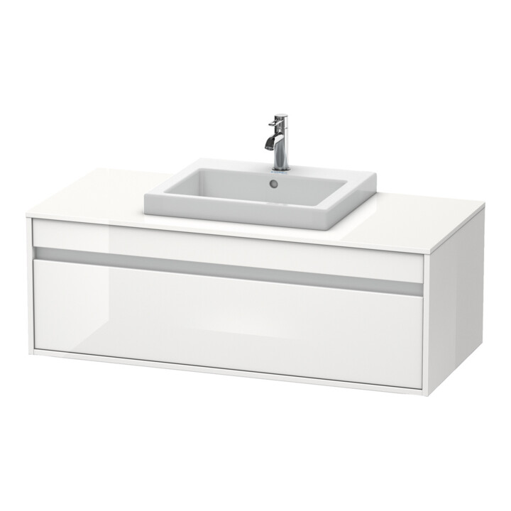 Duravit Meuble sous-lavabo Ketho 120x55 cm, H, pour EWT central, 1 tiroir, suspendu