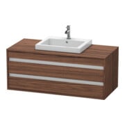 Duravit Meuble sous lavabo Ketho 120x55 cm, N d, lavabo encastré moyen, 2 tiroirs