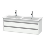 Duravit Meuble sous lavabo Ketho 127x47,5x48 cm, 2 tiroirs, suspendu, blanc mat-1