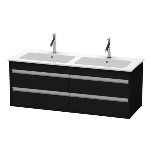 Duravit Meuble sous-lavabo Ketho 127x47,5x48 cm, 4 tiroirs, suspendu, blanc œuf