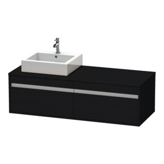 Duravit Meuble sous-lavabo Ketho 140x55x42,6 cm, f AWT, 2 AZ, B g, Ei sw