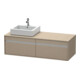 Duravit Meuble sous lavabo Ketho 140x55x42,6 cm, f AWT, 2 AZ, B gauche, lei-1