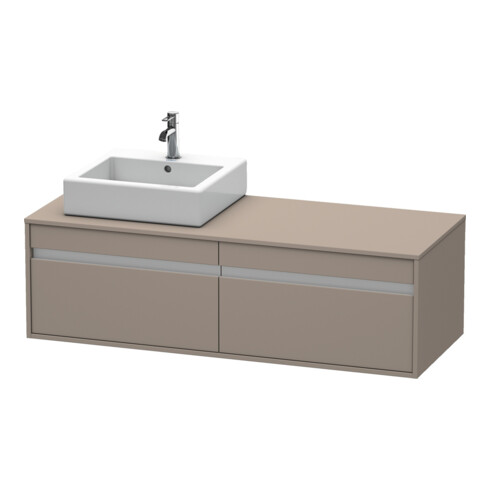 Duravit Meuble sous lavabo Ketho 140x55x42,6 cm, f AWT, 2 AZ, B L, bas. ma