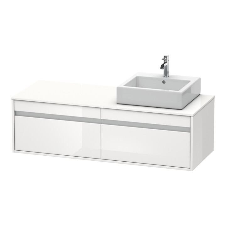 Duravit Meuble sous lavabo Ketho 140x55x42,6 cm, f AWT, 2 tiroirs, B bs, Ei Nat