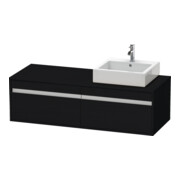 Duravit Meuble sous lavabo Ketho 140x55x42,6 cm, f AWT, 2 tiroirs, D ext, blanc œuf