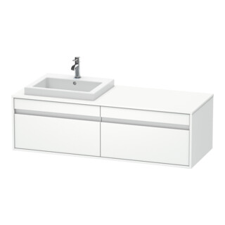Duravit Meuble sous-lavabo Ketho 140x55x42,6 cm, f EWT, 2 AZ, B g, bl m