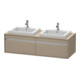 Duravit Meuble sous-lavabo Ketho 140x55x42,6 cm, f EWT, 2 tiroirs, B bs, lei-1