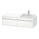 Duravit Meuble sous-lavabo Ketho 140x55x42,6 cm, f EWT, 2 tiroirs, B droite, blanc mat-1