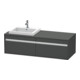 Duravit Meuble sous lavabo Ketho 140x55x42,6 cm, f EWT, 2 tiroirs, B gauche, gris m-1