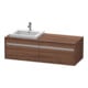 Duravit Meuble sous-lavabo Ketho 140x55x42,6 cm, f EWT, 2 tiroirs, gauche, N foncé-1