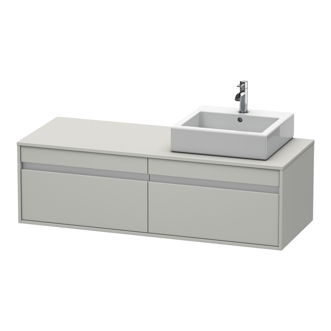 Duravit Meuble sous lavabo Ketho 140x55x42,6 cm, pour AWT, 2 tiroirs, B R, bg ma