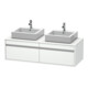 Duravit Meuble sous lavabo Ketho 140x55x42,6 cm, pour AWT, 2 tiroirs, blanc mat-1