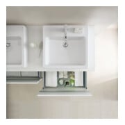 Duravit Meuble sous lavabo Ketho 140x55x42,6 cm, pour AWT, 2 tiroirs, blanc mat-5