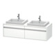 Duravit Meuble sous-lavabo Ketho 140x55x42,6 cm, pour EWT, 2 tiroirs, blanc mat-1