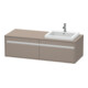Duravit Meuble sous-lavabo Ketho 140x55x42,6 cm, pour EWT, 2 tiroirs, droite, basique m-1