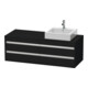 Duravit Meuble sous-lavabo Ketho 140x55x49,6 cm, 4 tiroirs, blanc éclatant-1