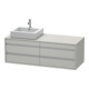 Duravit Meuble sous-lavabo Ketho 140x55x49,6 cm, f AWT, 4 tiroirs, B L, bg ma-1