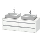 Duravit Meuble sous-lavabo Ketho 140x55x49,6 cm, f AWT, 4 tiroirs, blanc mat