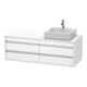Duravit Meuble sous-lavabo Ketho 140x55x49,6 cm, f AWT, 4 tiroirs, blanc mat