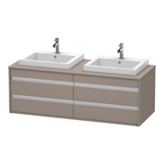 Duravit Meuble sous lavabo Ketho 140x55x49,6 cm, f EWT, 4 tiroirs, B bs, ba ma