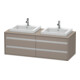 Duravit Meuble sous lavabo Ketho 140x55x49,6 cm, f EWT, 4 tiroirs, B bs, ba ma-1