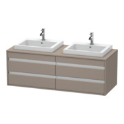 Duravit Meuble sous lavabo Ketho 140x55x49,6 cm, f EWT, 4 tiroirs, B bs, ba ma