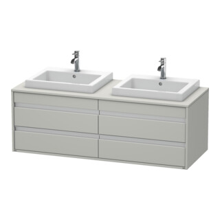 Duravit Meuble sous lavabo Ketho 140x55x49,6 cm, f EWT, 4 tiroirs, B bs, bg ma