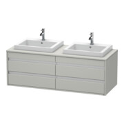 Duravit Meuble sous lavabo Ketho 140x55x49,6 cm, f EWT, 4 tiroirs, B bs, bg ma