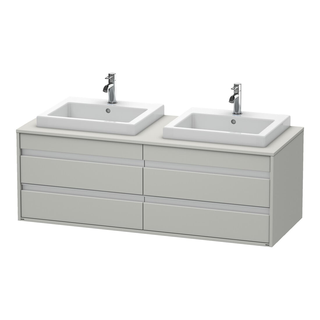 Duravit Meuble sous lavabo Ketho 140x55x49,6 cm, f EWT, 4 tiroirs, B bs, bg ma
