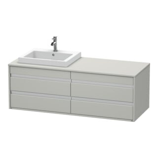 Duravit Meuble sous-lavabo Ketho 140x55x49,6 cm, f EWT, 4 tiroirs, B L, bg ma