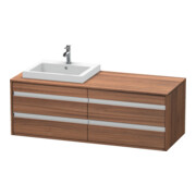 Duravit Meuble sous lavabo Ketho 140x55x49,6 cm, f EWT, 4 tiroirs, B L, N Nat