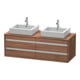 Duravit Meuble sous-lavabo Ketho 140x55x49,6 cm, pour AWT, 4 tiroirs, bois naturel-1