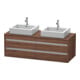 Duravit Meuble sous lavabo Ketho 140x55x49,6 cm, pour AWT, 4 tiroirs, N chêne foncé-1