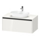 Duravit Meuble sous-lavabo Ketho.2 100x55 cm, blanc, plan avec 1 découpe, suspendu-1