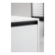 Duravit Meuble sous-lavabo Ketho.2 100x55 cm, blanc, plan avec 1 découpe, suspendu