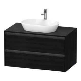 Duravit Meuble sous-lavabo Ketho.2 100x55 cm, E s, Pl m 1 découpe, suspendu