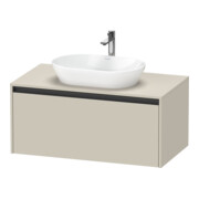 Duravit Meuble sous lavabo Ketho.2 100x55 cm, T m, Pl m 1 découpe, suspendu