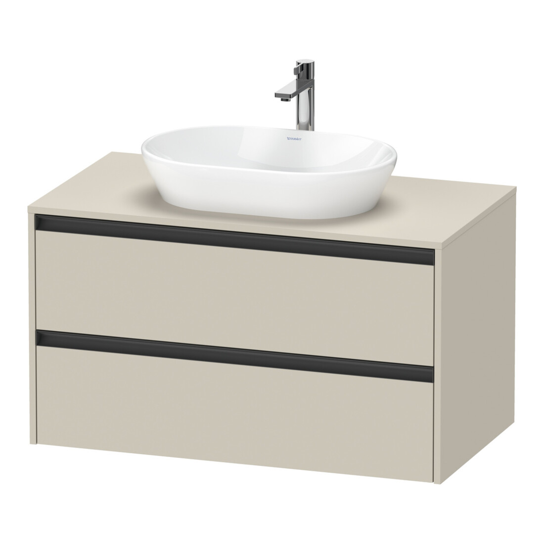 Duravit Meuble sous-lavabo Ketho.2 100x55 cm, T m, Pl m 1 découpe, suspendu