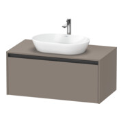 Duravit Meuble sous-lavabo Ketho.2 100x55cm, blanc mat, 1 découpe, suspendu