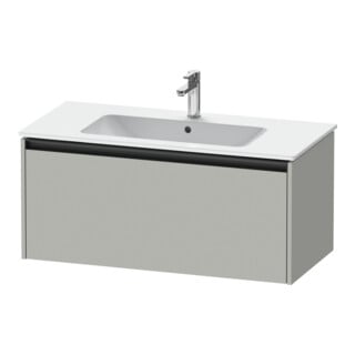 Duravit Meuble sous lavabo Ketho.2 101x48 cm, béton gris, 1 tiroir, suspendu
