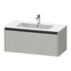 Duravit Meuble sous lavabo Ketho.2 101x48 cm, béton gris, 1 tiroir, suspendu-1
