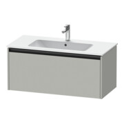 Duravit Meuble sous lavabo Ketho.2 101x48 cm, béton gris, 1 tiroir, suspendu