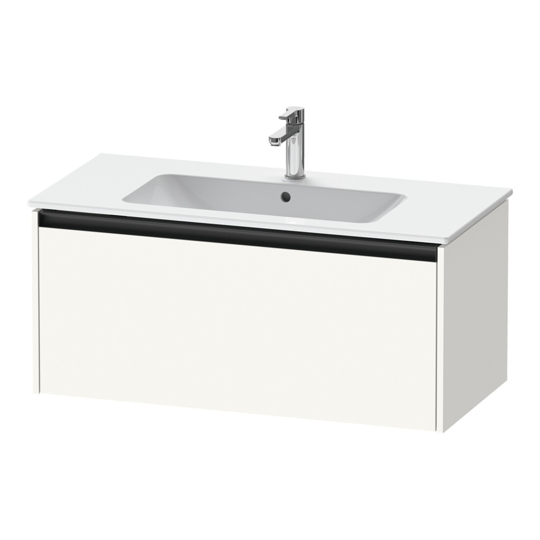 Duravit Meuble sous-lavabo Ketho.2 101x48 cm, blanc mat, 1 tiroir, suspendu
