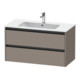 Duravit Meuble sous-lavabo Ketho.2 101x48 cm, blanc mat, 2 tiroirs, suspendu-1