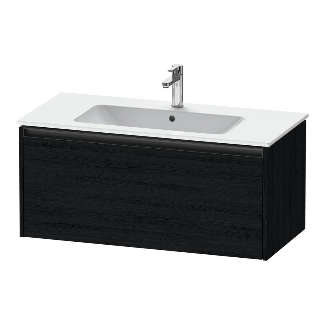 Duravit Meuble sous lavabo Ketho.2 101x48 cm, blanc œuf, 1 tiroir, suspendu