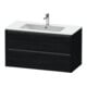 Duravit Meuble sous lavabo Ketho.2 101x48 cm, blanc œuf, 2 tiroirs, suspendu-1