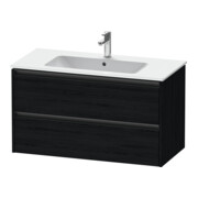 Duravit Meuble sous lavabo Ketho.2 101x48 cm, blanc œuf, 2 tiroirs, suspendu