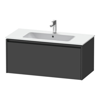 Duravit Meuble sous-lavabo Ketho.2 101x48 cm, graphite mat, 1 tiroir, suspendu