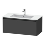 Duravit Meuble sous-lavabo Ketho.2 101x48 cm, graphite mat, 1 tiroir, suspendu